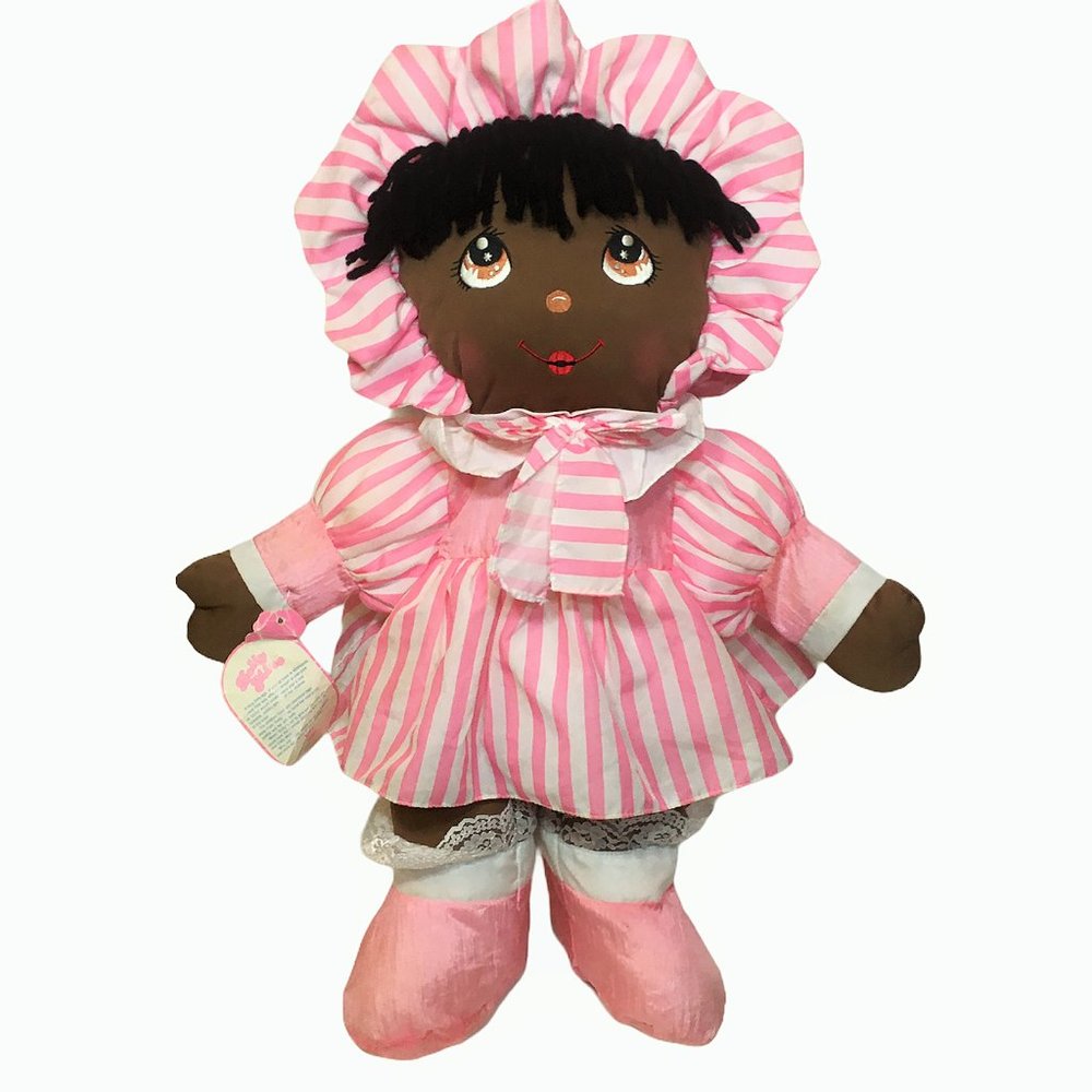 Vintage 1992 Dolly Mine African American Doll 24in - Picture 1 of 9